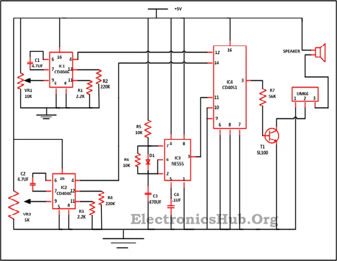 Audio Equalizer Circuit Diagram