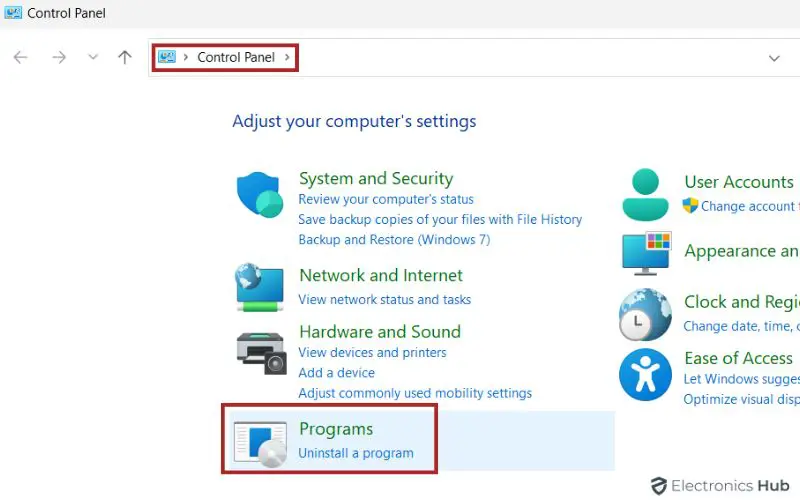 Uninstall a Program - Discord update failed